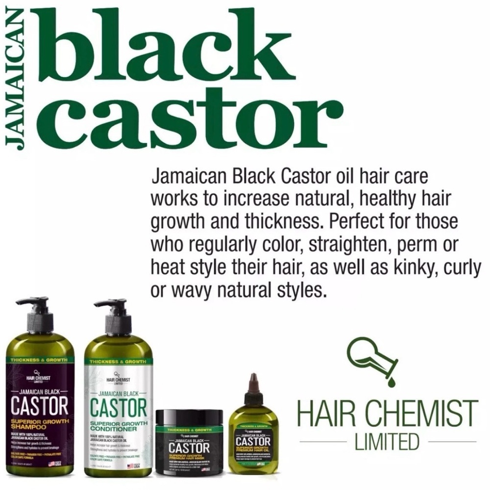 Hair Chemist Jamaican Black Castor Shampoo 33.8 oz - Picture 2 of 3